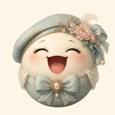 Regencycore Aesthetic Twitch emote example