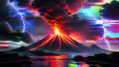 Glitch Art Style YouTube thumbnail example