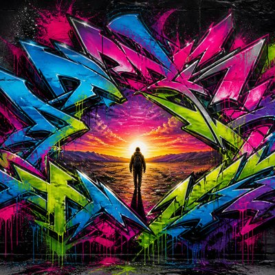 Graffiti Art Style album cover example