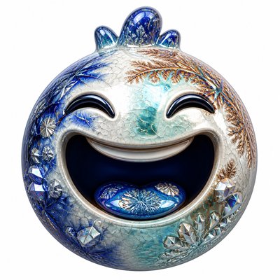 Crystalline Glaze Ceramic Art Style Twitch emote example