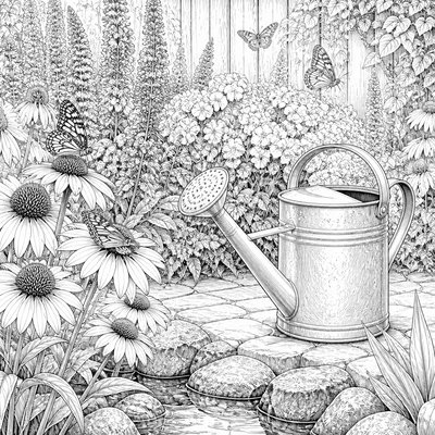 Hyperrealism Art Style coloring page example