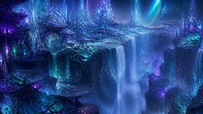 Alien World Sci-Fi Art concept art example