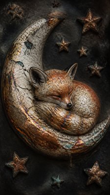 Japanese Raku Ceramic Art Style baby announcement example