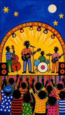 Naive Art Style flyer example