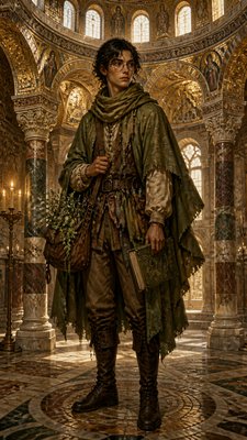 Byzantine Architecture character design example