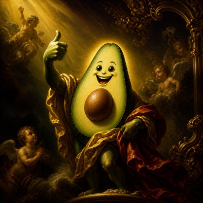 Baroque Religious Art sticker example