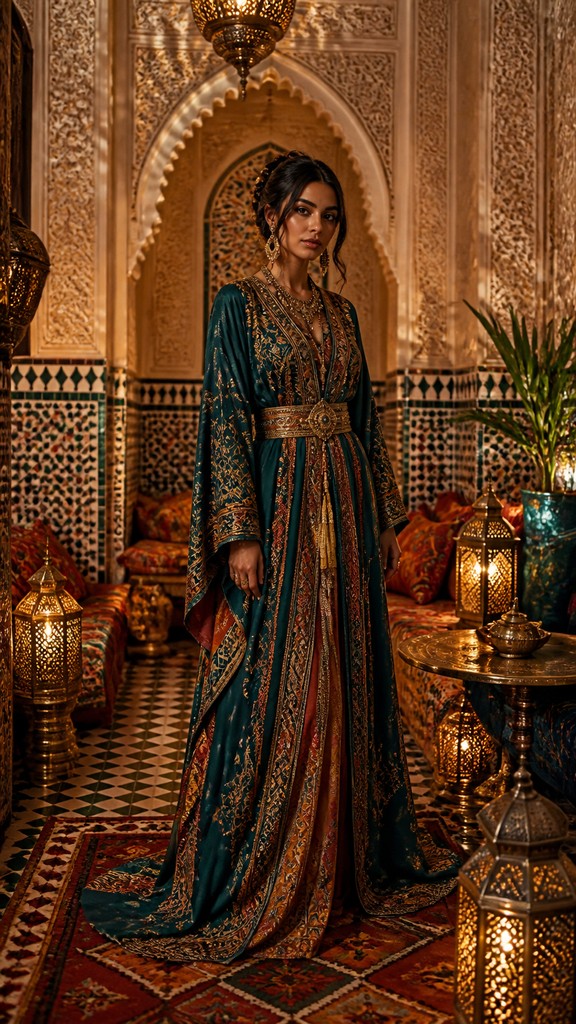 full-length portrait of an elegant figure — Moroccan Interior Design