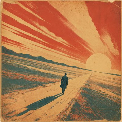 Vintage Poster Design album cover example