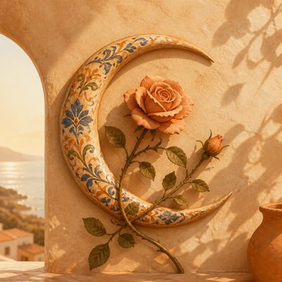 Mediterranean Architecture Art tattoo design example