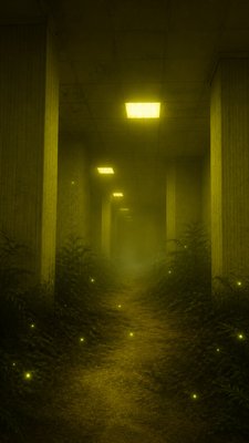 Backrooms Aesthetic book cover example