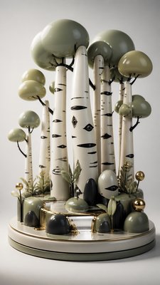 Art Toy Sculpture wall art print example