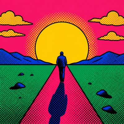 Pop Art Portrait Style album cover example