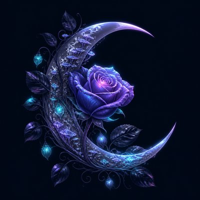 Lunarpunk Aesthetic tattoo design example