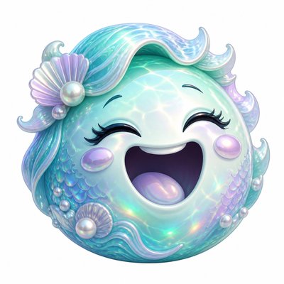 Mermaidcore Aesthetic Twitch emote example