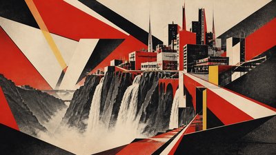 Constructivism Art Style concept art example