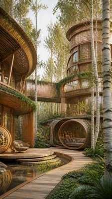 Sustainable Architecture Art wall art print example