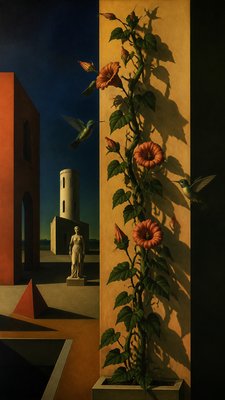 Metaphysical Painting Art Style phone case design example