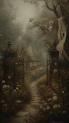 Dark Cottagecore Aesthetic book cover example