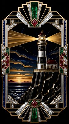 Art Deco Jewelry Design poster example