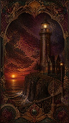 Victorian Architecture Art poster example