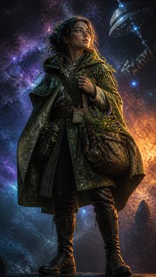 Space Opera Sci-Fi Art character design example