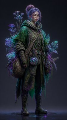 Alien World Sci-Fi Art character design example