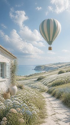 Coastal Interior Design greeting card example