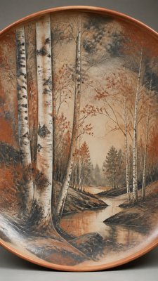 Terra Sigillata Ceramic Art Style wall art print example