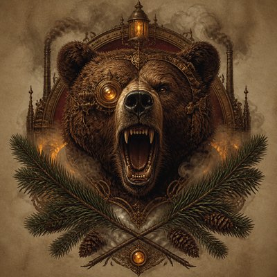 Steampunk Fantasy Art t-shirt design example