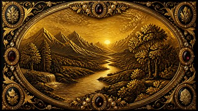 Victorian Jewelry Design desktop wallpaper example