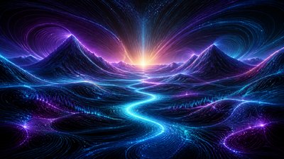 Magnetic Field Visualization desktop wallpaper example