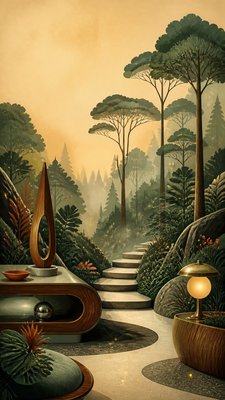 Mid-Century Modern Interior Design book cover example