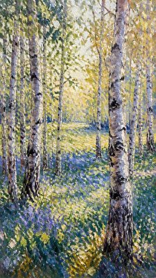 Impressionist Landscape Art Style wall art print example