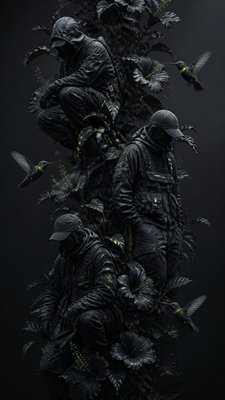 Techwear Fashion phone case design example