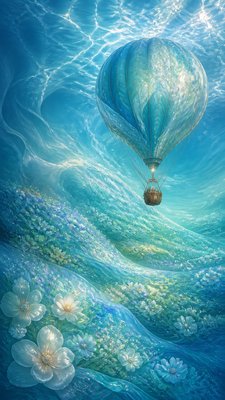 Ocean Nature Art greeting card example
