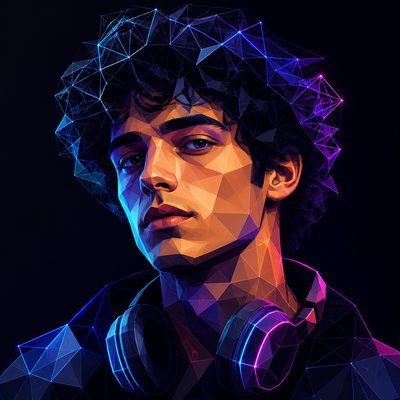 Digital Geometric Art Discord profile picture example