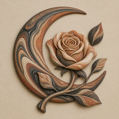 Nerikomi Ceramic Art Style tattoo design example