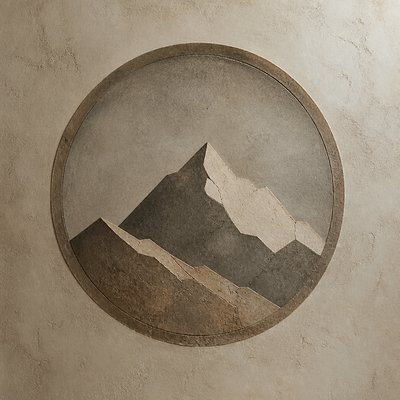 Wabi-Sabi Interior Design logo concept example