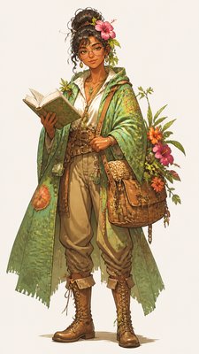 Tropicalcore Aesthetic character design example