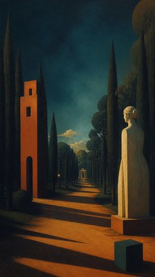 Metaphysical Painting Art Style book cover example