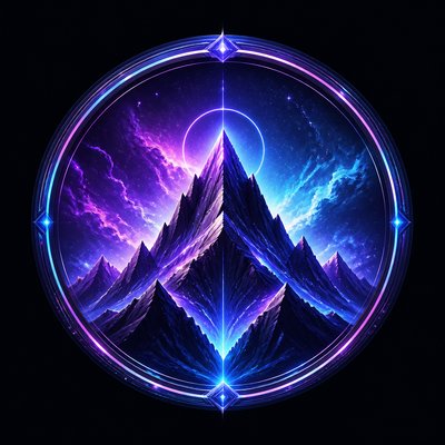 Sci-Fi Fantasy Art logo concept example