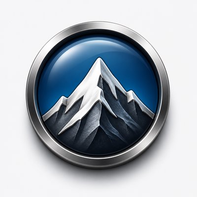 Skeuomorphic Icon Design logo concept example