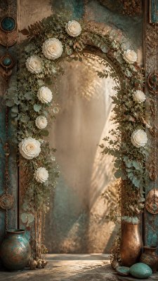 Bohemian Jewelry Design wedding invitation example