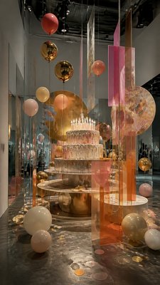 Installation Art Style birthday card example