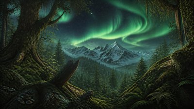 Forestcore Aesthetic banner example