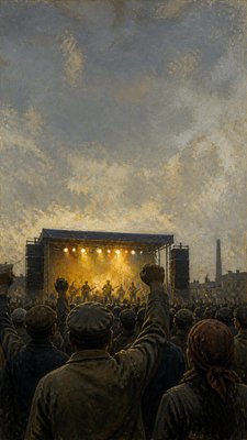 Social Realist Figurative Art Style flyer example