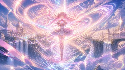 Magical Girl Transformation Sequence concept art example