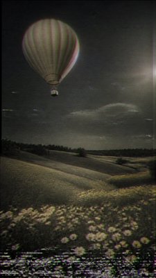 Analog Horror Aesthetic greeting card example