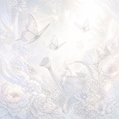 Ethereal Aesthetic coloring page example