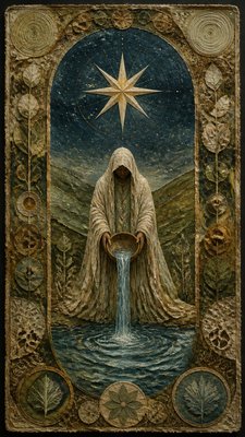 Eco Art Style tarot card example
